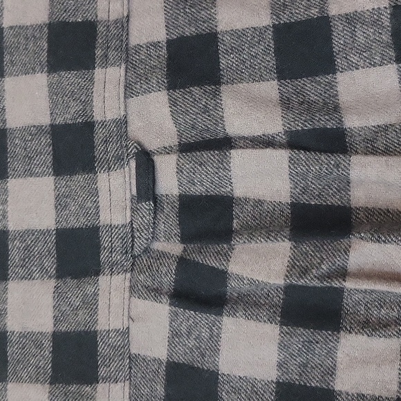 PACIFIC OUTFITTERS Black Gray Buffalo Check Plaid Cotton Flannel Button Down - Picture 8 of 11